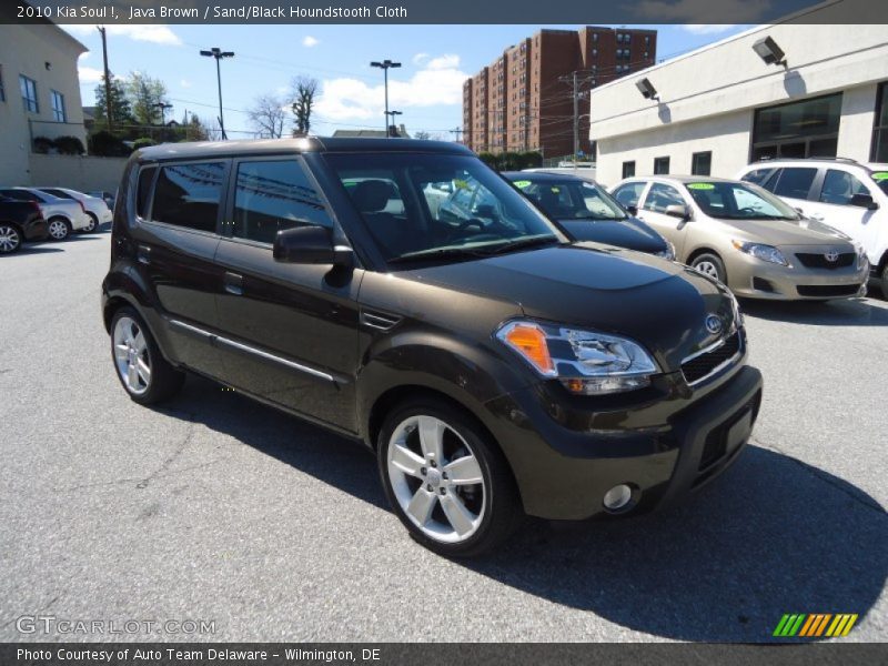 Java Brown / Sand/Black Houndstooth Cloth 2010 Kia Soul !