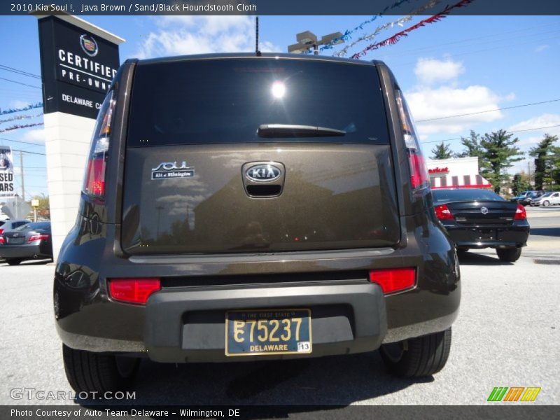 Java Brown / Sand/Black Houndstooth Cloth 2010 Kia Soul !