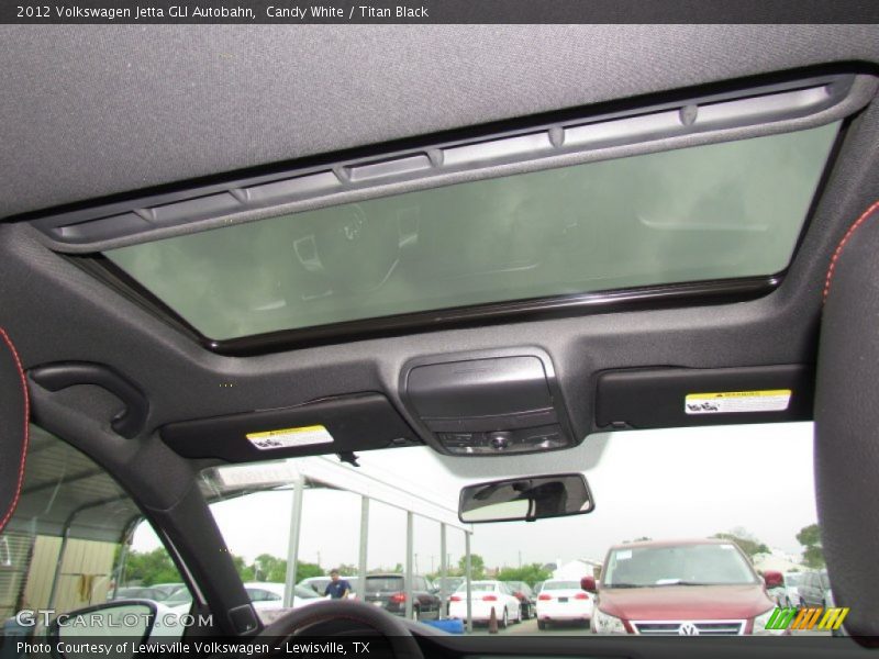 Sunroof of 2012 Jetta GLI Autobahn