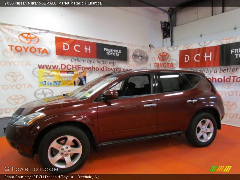 Merlot Metallic / Charcoal 2005 Nissan Murano SL AWD