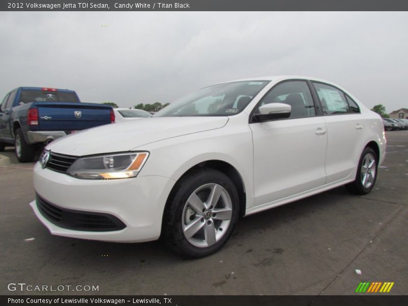 Candy White / Titan Black 2012 Volkswagen Jetta TDI Sedan