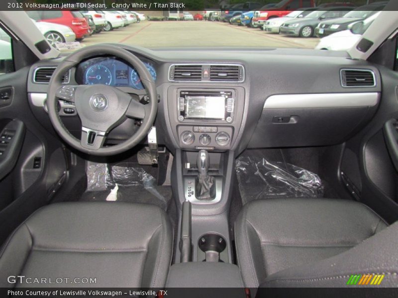 Candy White / Titan Black 2012 Volkswagen Jetta TDI Sedan