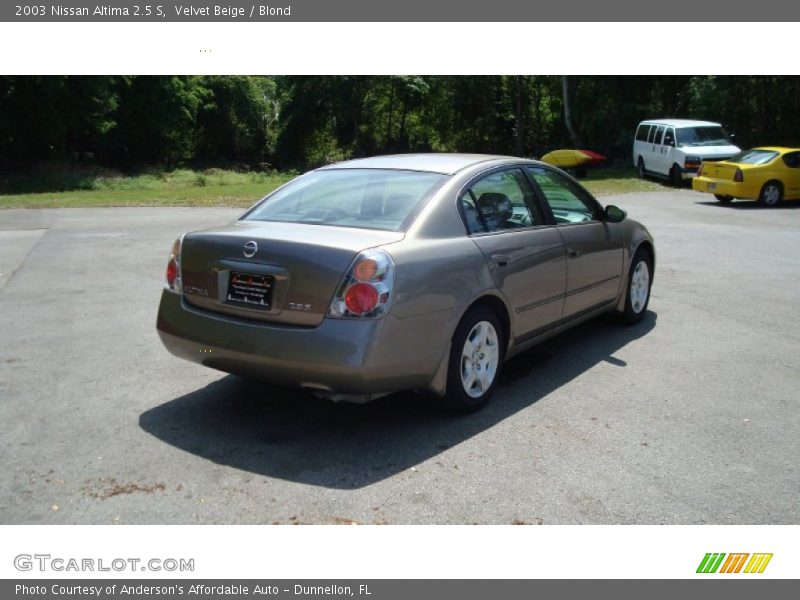 Velvet Beige / Blond 2003 Nissan Altima 2.5 S