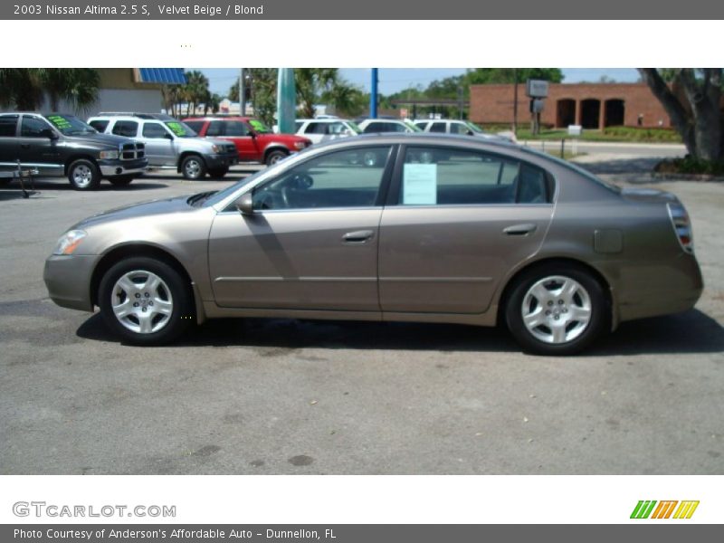 Velvet Beige / Blond 2003 Nissan Altima 2.5 S