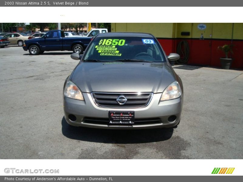 Velvet Beige / Blond 2003 Nissan Altima 2.5 S