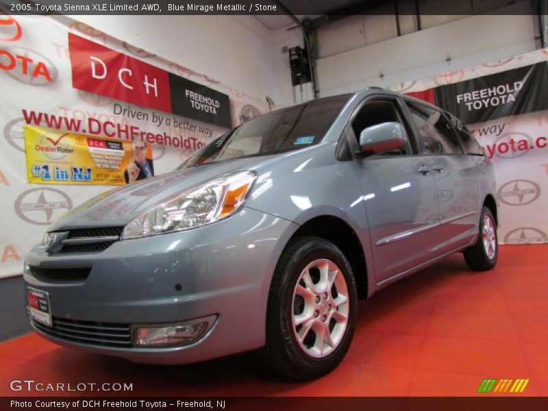 Blue Mirage Metallic / Stone 2005 Toyota Sienna XLE Limited AWD