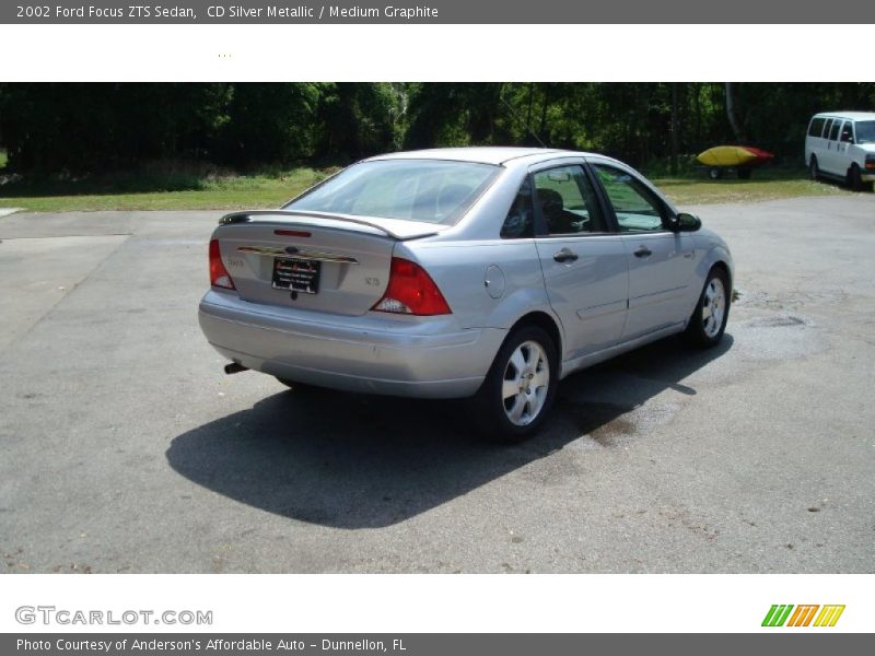 CD Silver Metallic / Medium Graphite 2002 Ford Focus ZTS Sedan