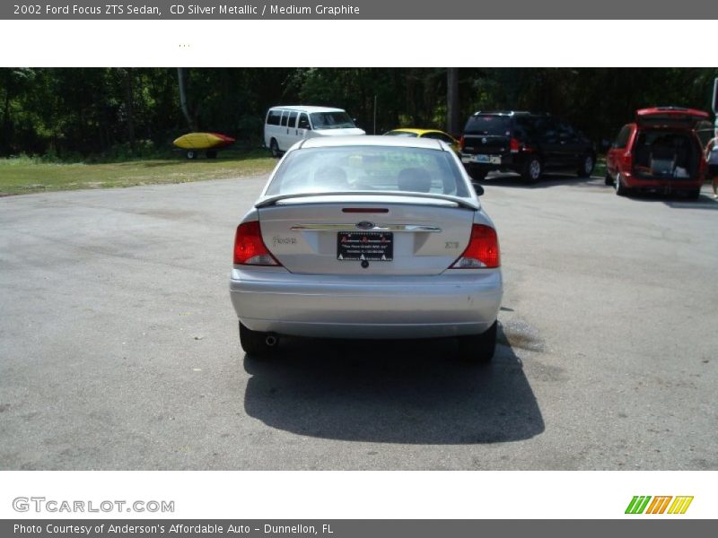 CD Silver Metallic / Medium Graphite 2002 Ford Focus ZTS Sedan