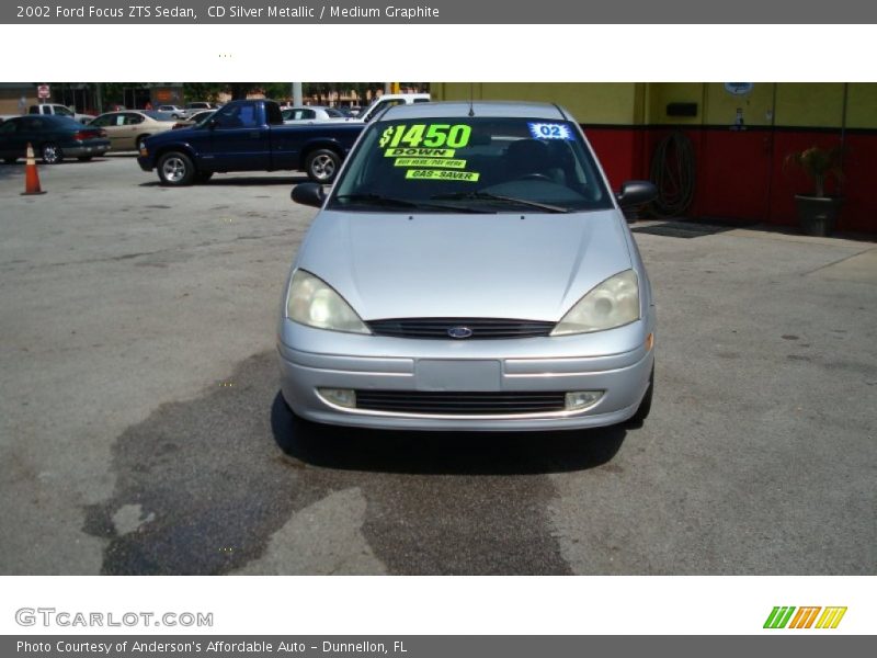 CD Silver Metallic / Medium Graphite 2002 Ford Focus ZTS Sedan