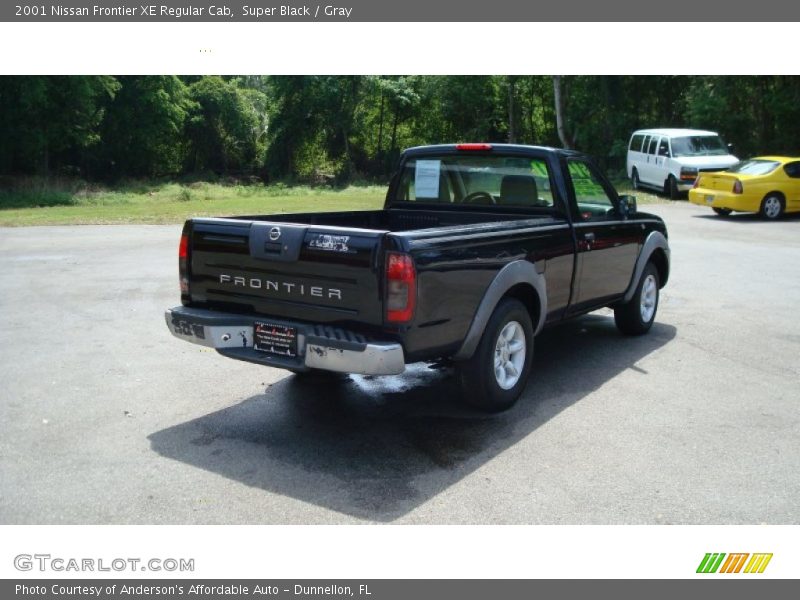 Super Black / Gray 2001 Nissan Frontier XE Regular Cab