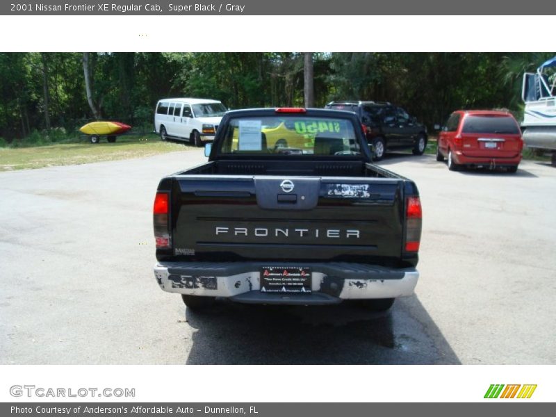 Super Black / Gray 2001 Nissan Frontier XE Regular Cab