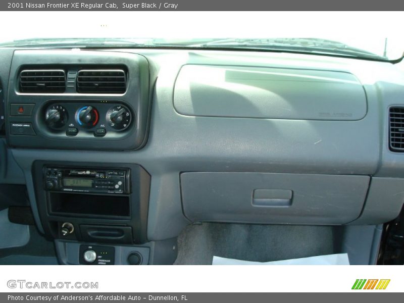 Super Black / Gray 2001 Nissan Frontier XE Regular Cab