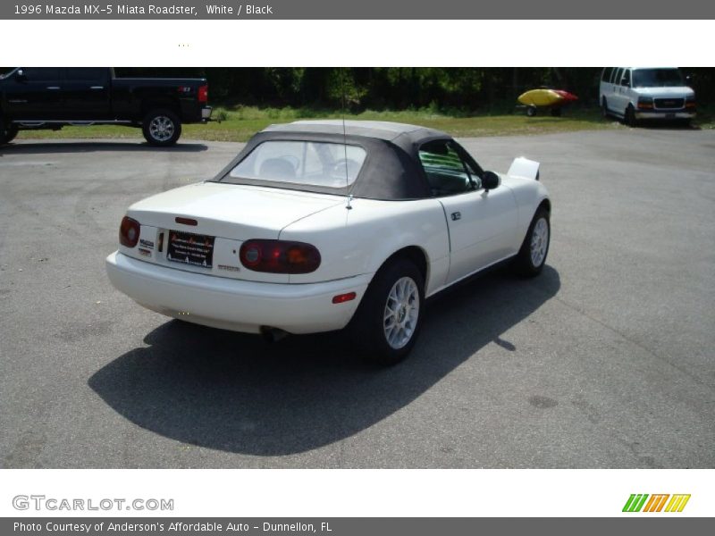 White / Black 1996 Mazda MX-5 Miata Roadster