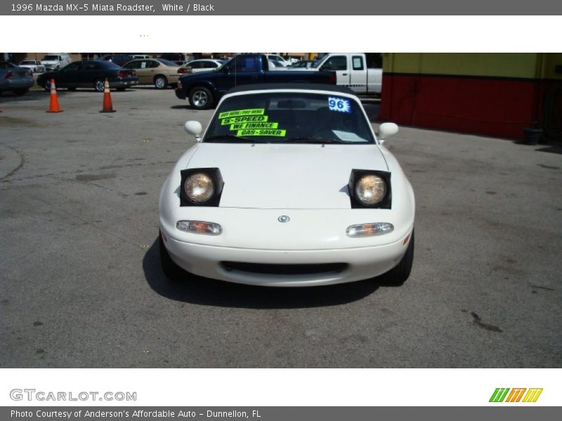 White / Black 1996 Mazda MX-5 Miata Roadster
