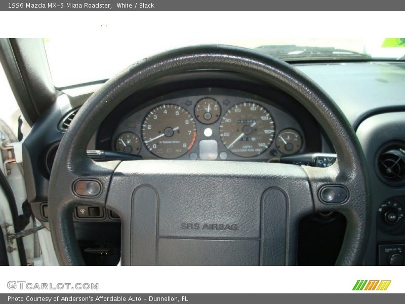 White / Black 1996 Mazda MX-5 Miata Roadster