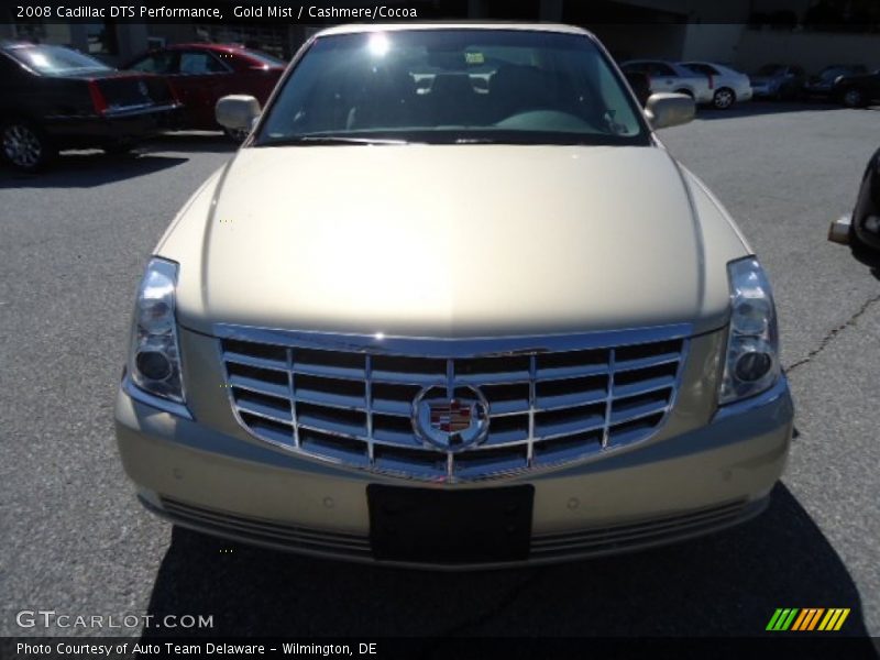 Gold Mist / Cashmere/Cocoa 2008 Cadillac DTS Performance