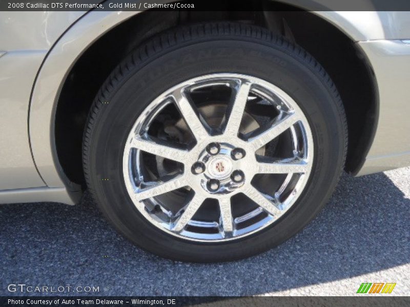 Gold Mist / Cashmere/Cocoa 2008 Cadillac DTS Performance