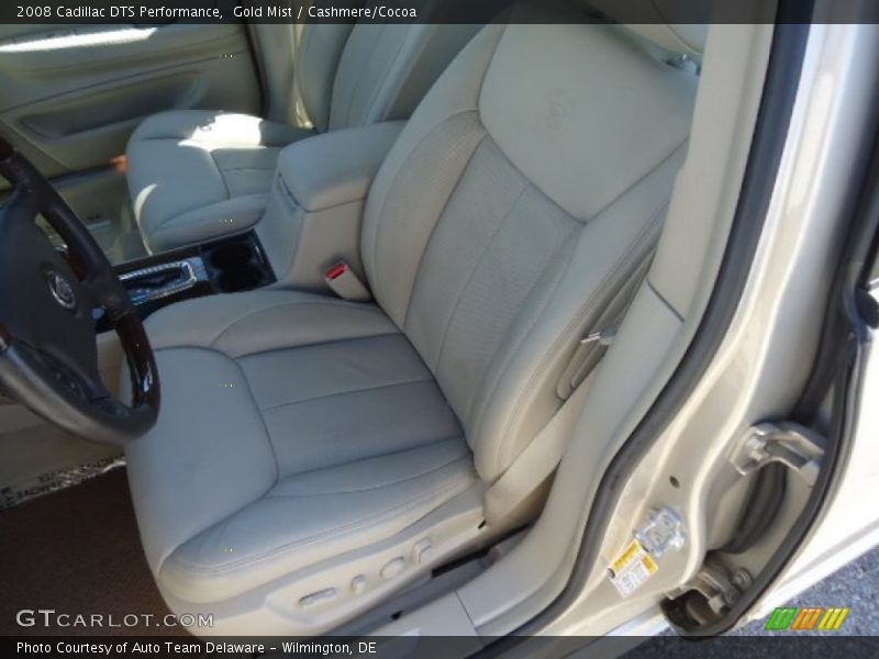 Gold Mist / Cashmere/Cocoa 2008 Cadillac DTS Performance