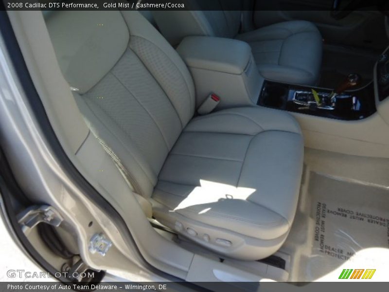 Gold Mist / Cashmere/Cocoa 2008 Cadillac DTS Performance