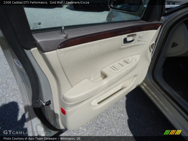 Gold Mist / Cashmere/Cocoa 2008 Cadillac DTS Performance
