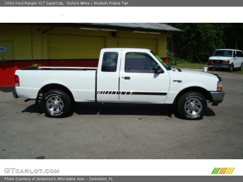 Oxford White / Medium Prairie Tan 2000 Ford Ranger XLT SuperCab