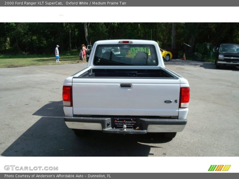 Oxford White / Medium Prairie Tan 2000 Ford Ranger XLT SuperCab
