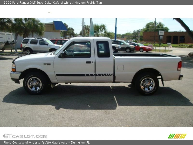 Oxford White / Medium Prairie Tan 2000 Ford Ranger XLT SuperCab