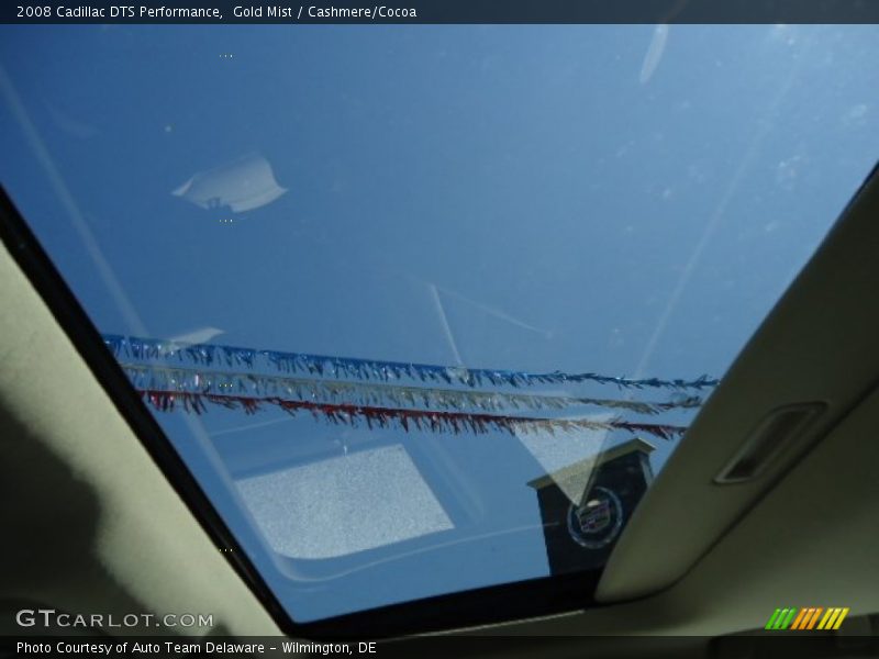 Gold Mist / Cashmere/Cocoa 2008 Cadillac DTS Performance