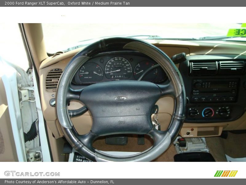 Oxford White / Medium Prairie Tan 2000 Ford Ranger XLT SuperCab