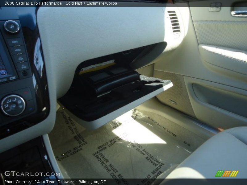 Gold Mist / Cashmere/Cocoa 2008 Cadillac DTS Performance