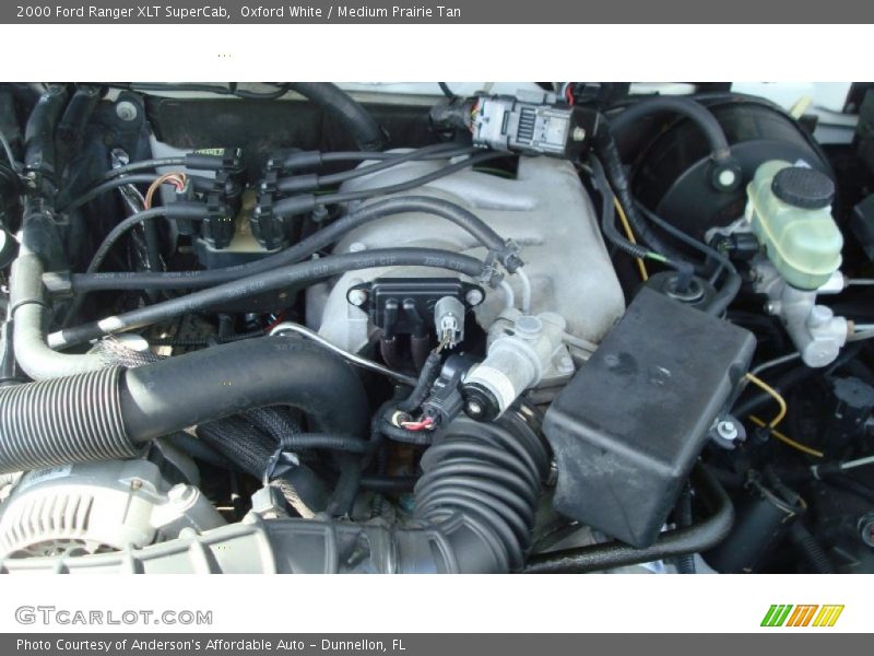 Oxford White / Medium Prairie Tan 2000 Ford Ranger XLT SuperCab