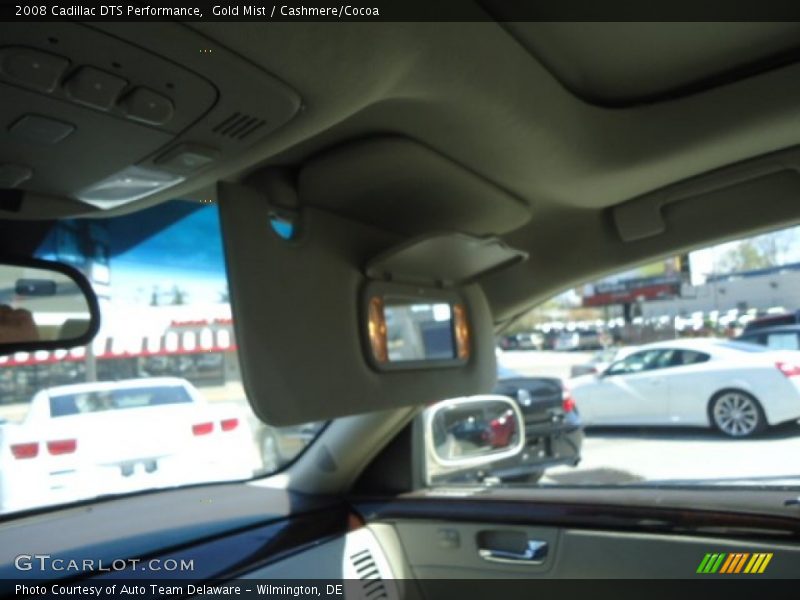 Gold Mist / Cashmere/Cocoa 2008 Cadillac DTS Performance