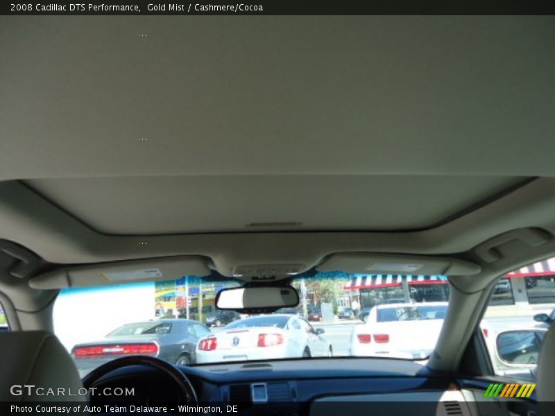 Gold Mist / Cashmere/Cocoa 2008 Cadillac DTS Performance