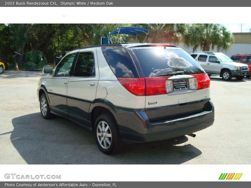 Olympic White / Medium Oak 2003 Buick Rendezvous CXL