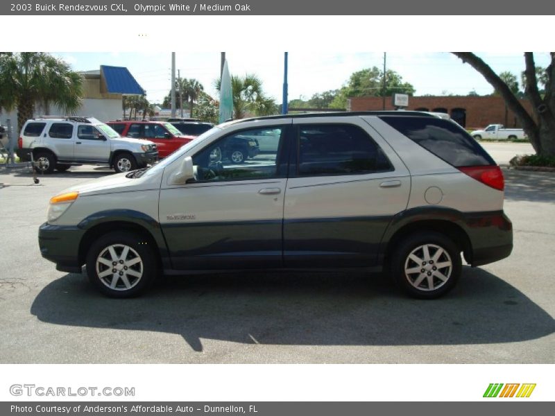 Olympic White / Medium Oak 2003 Buick Rendezvous CXL