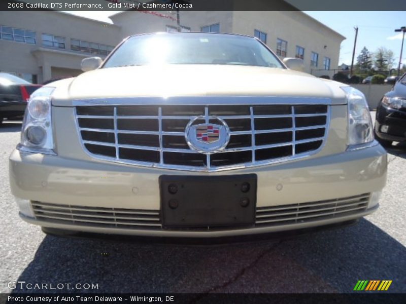 Gold Mist / Cashmere/Cocoa 2008 Cadillac DTS Performance