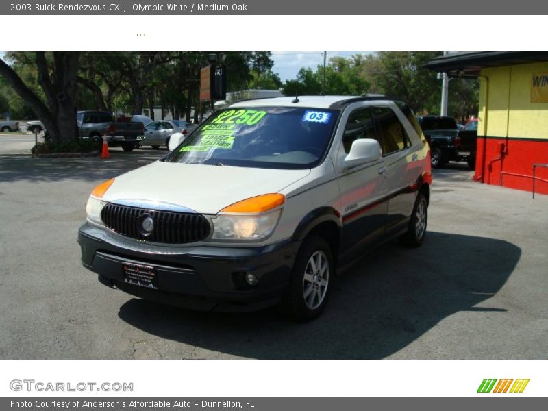 Olympic White / Medium Oak 2003 Buick Rendezvous CXL