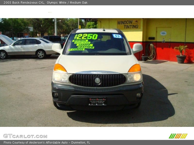 Olympic White / Medium Oak 2003 Buick Rendezvous CXL