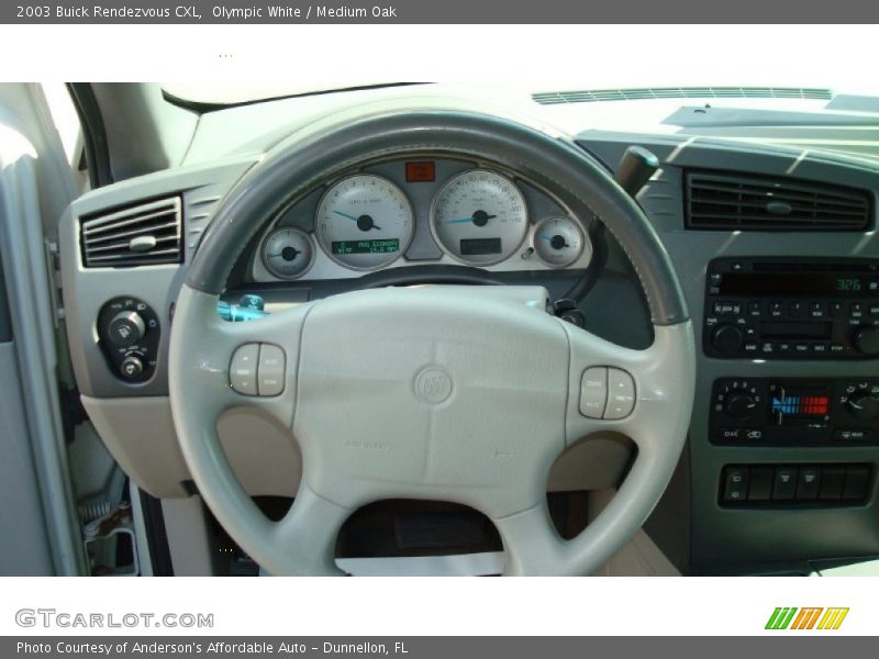 Olympic White / Medium Oak 2003 Buick Rendezvous CXL