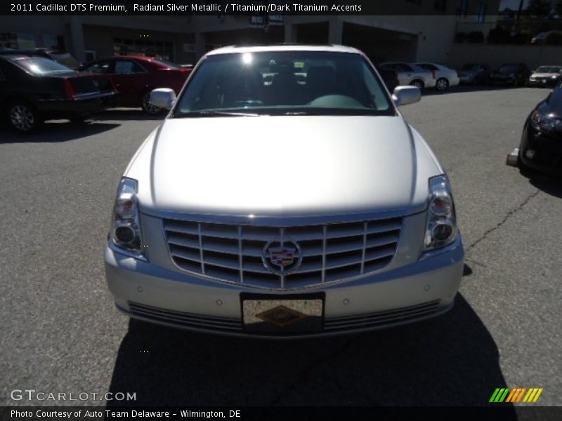 Radiant Silver Metallic / Titanium/Dark Titanium Accents 2011 Cadillac DTS Premium