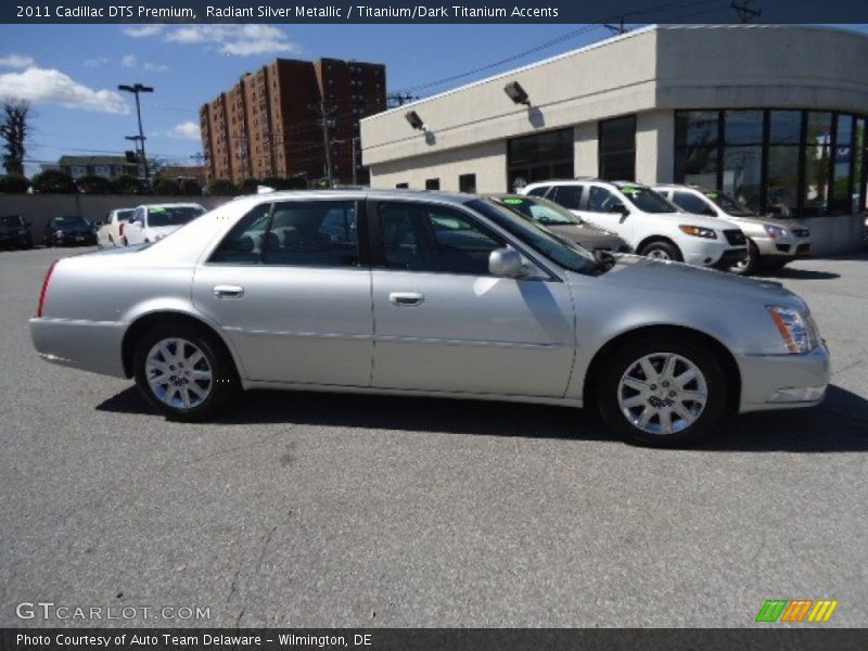 Radiant Silver Metallic / Titanium/Dark Titanium Accents 2011 Cadillac DTS Premium