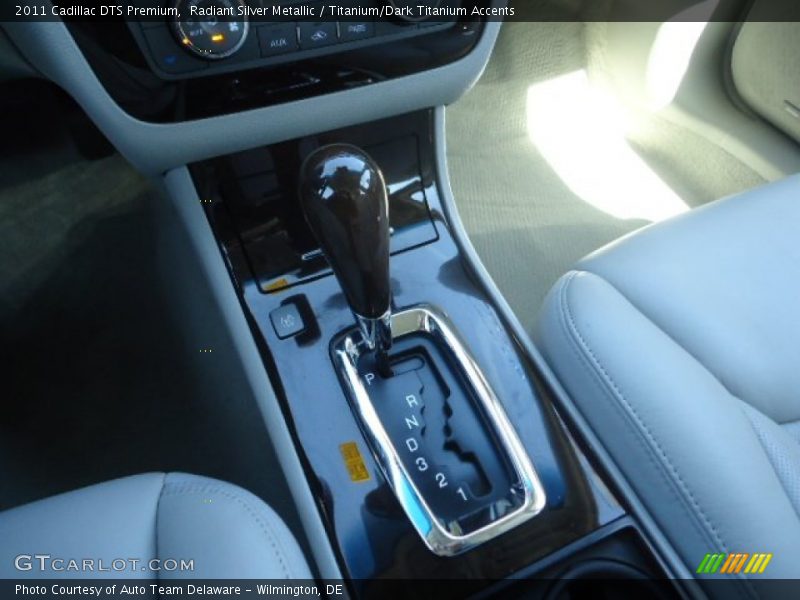 Radiant Silver Metallic / Titanium/Dark Titanium Accents 2011 Cadillac DTS Premium