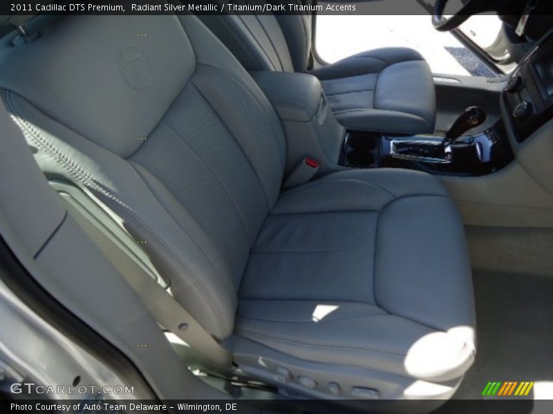 Radiant Silver Metallic / Titanium/Dark Titanium Accents 2011 Cadillac DTS Premium