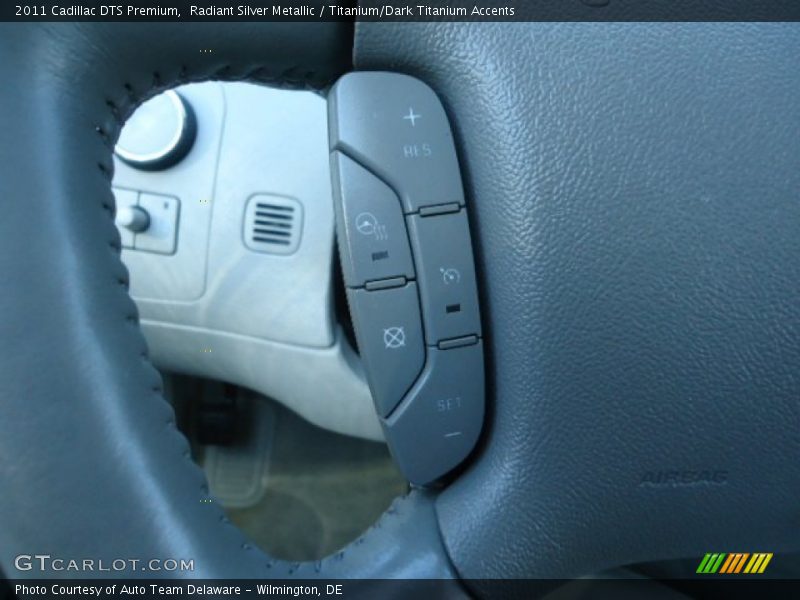 Radiant Silver Metallic / Titanium/Dark Titanium Accents 2011 Cadillac DTS Premium