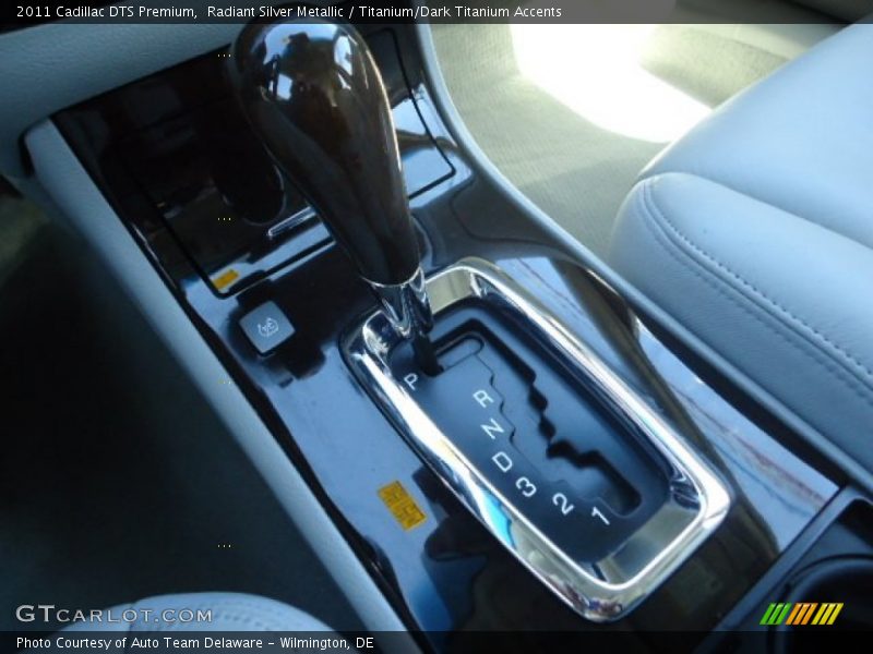 Radiant Silver Metallic / Titanium/Dark Titanium Accents 2011 Cadillac DTS Premium