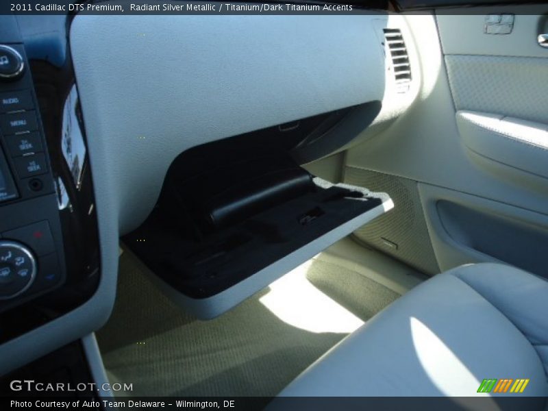 Radiant Silver Metallic / Titanium/Dark Titanium Accents 2011 Cadillac DTS Premium