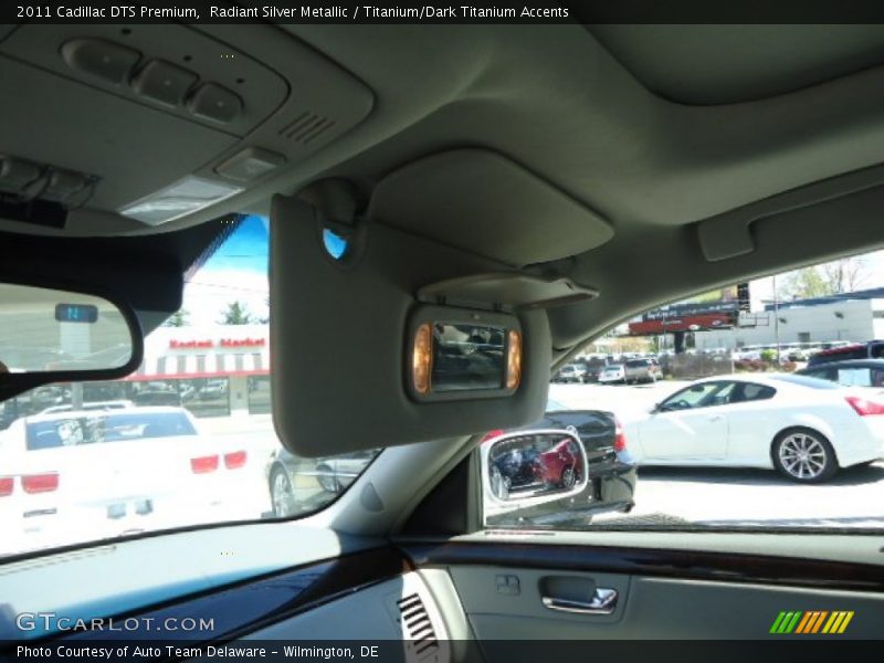 Radiant Silver Metallic / Titanium/Dark Titanium Accents 2011 Cadillac DTS Premium