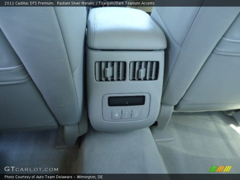 Radiant Silver Metallic / Titanium/Dark Titanium Accents 2011 Cadillac DTS Premium