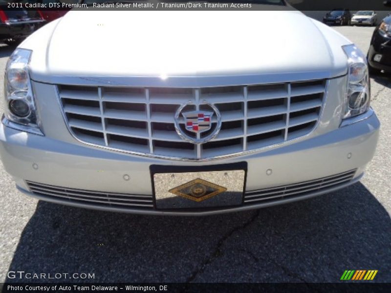 Radiant Silver Metallic / Titanium/Dark Titanium Accents 2011 Cadillac DTS Premium