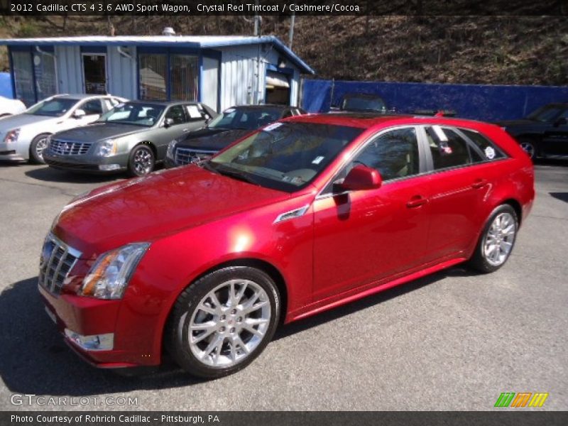 Front 3/4 View of 2012 CTS 4 3.6 AWD Sport Wagon